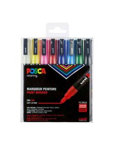 Posca PC-3M 0.9-1.3mm 8x Marker Set