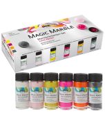 KREUL Magic Marble Effect Verf set van 6 neon kleuren