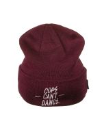 Mr. Serious - Cops Can’t Dance Beanie - Maroon Red