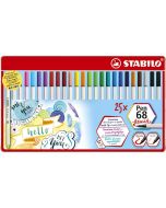STABILO Pen 68 brush set van 25