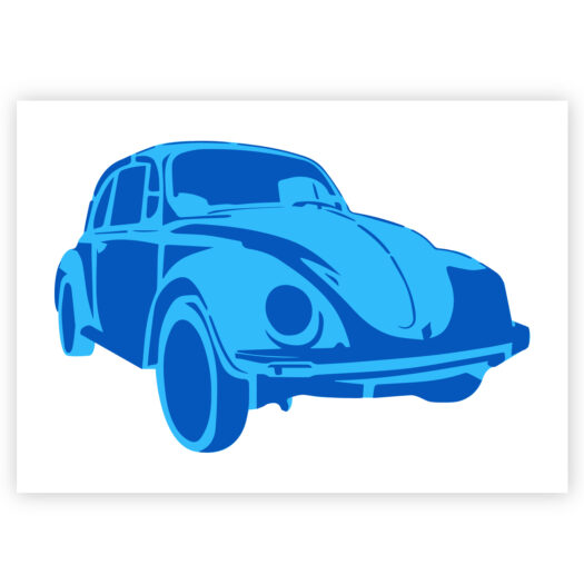 Volkswagen kever stencil, auto sjabloon