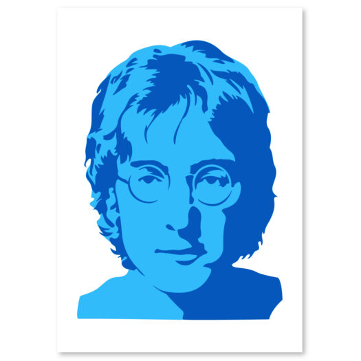 John Lennon stencil, idool sjabloon