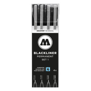 Molotow Blackliner 4x marker set 1