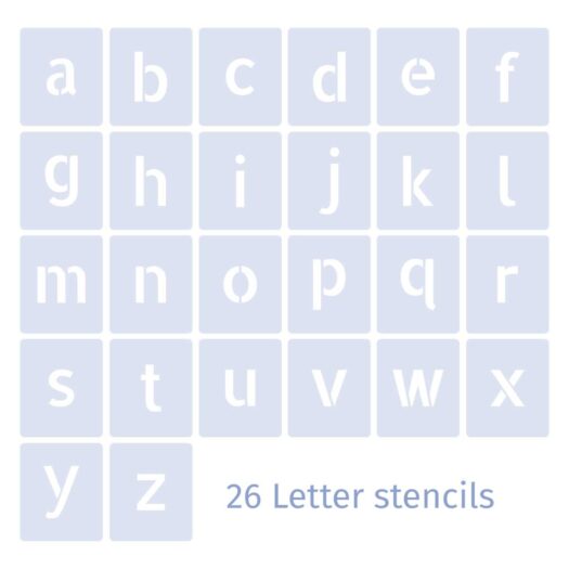 lettersjablonen