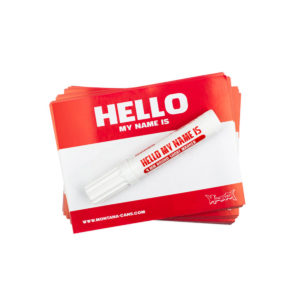 Hello My Name is Stickers 100st Rood