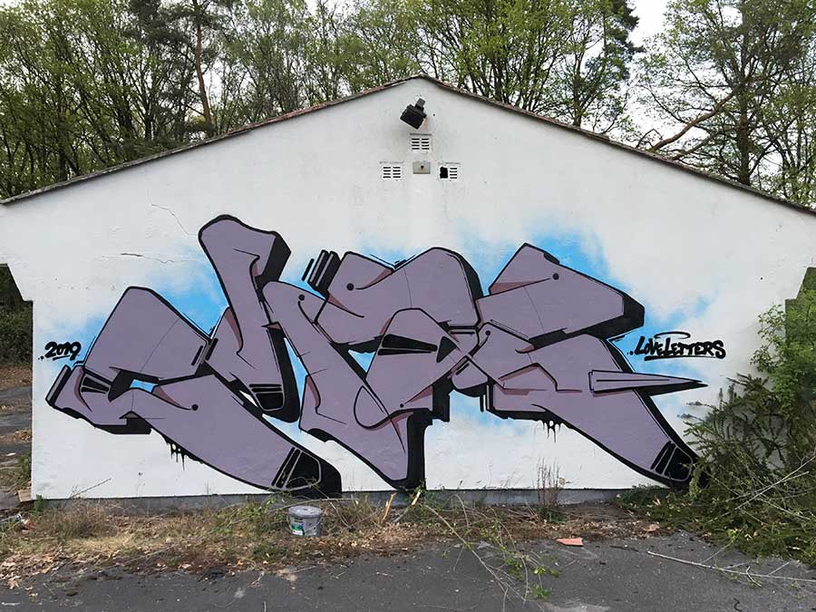 Chas graffiti Mural