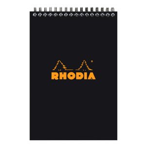 Rhodia Classic notitieblok A5 - Lijnen bedrukt & zwarte kaft