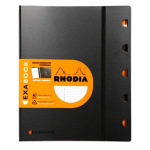 Rhodia  ExaBook - A4+ Zwart Gelijnd