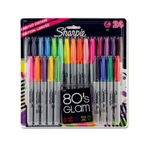 Sharpie 80's Glam collectie met fijne punt - set 24 stuks