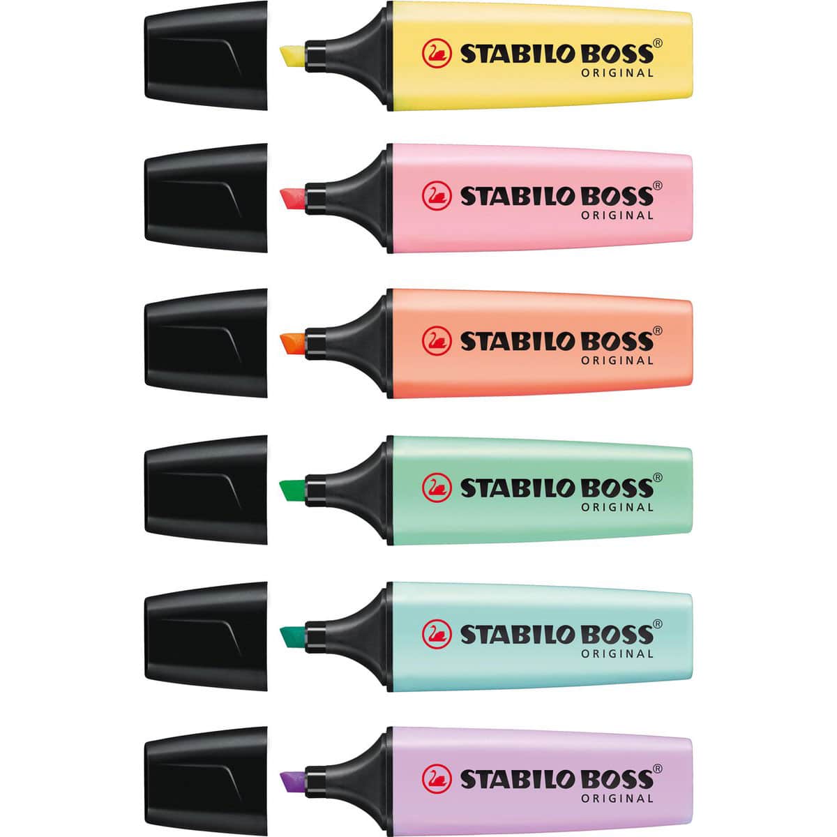 STABILO BOSS Original Highlighter Marker set van 6 - Suitup - Art Supplies