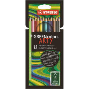 STABILO GREENcolors kleurpotloden set van 12 kleuren
