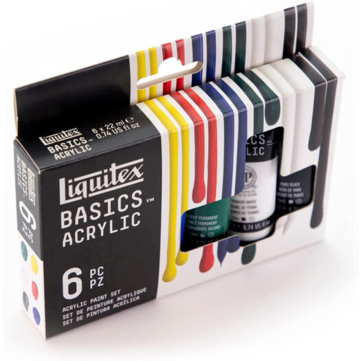 Liquitex basics acrylverf set primaire kleuren